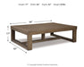 Cariton - Rectangular Cocktail Table - Gray - Tallahassee Discount Furniture (FL)