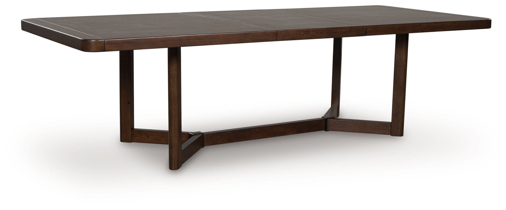 Dilenno - Rectangular Dining Room Extension Table - Dark Brown - Tallahassee Discount Furniture (FL)