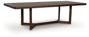 Dilenno - Rectangular Dining Room Extension Table - Dark Brown - Tallahassee Discount Furniture (FL)
