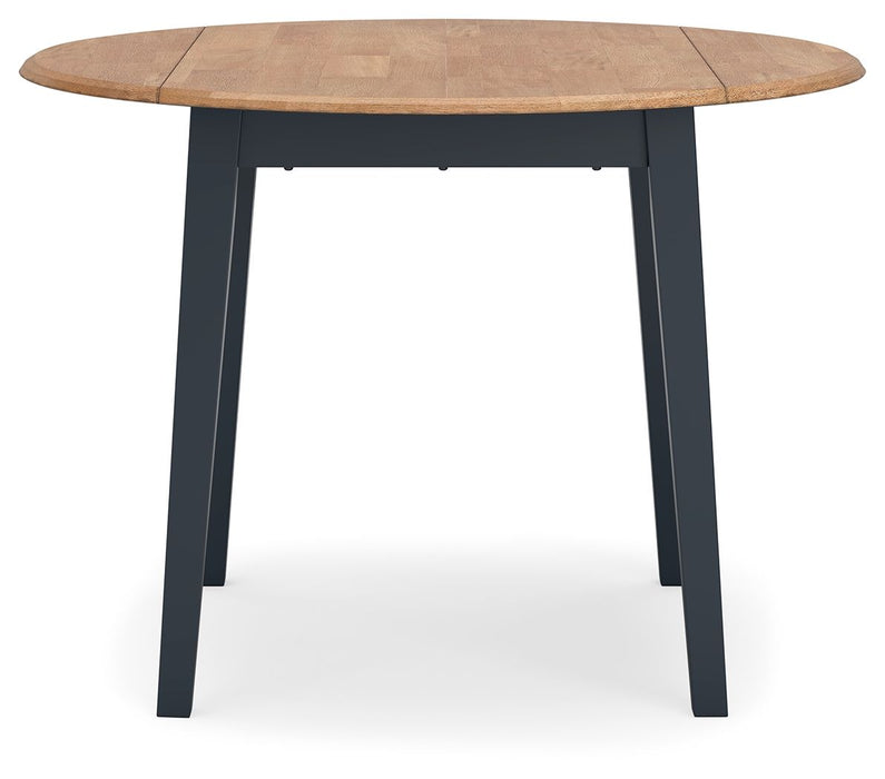 Gesthaven - Round Dining Room Drop Leaf Table Set - Tallahassee Discount Furniture (FL)