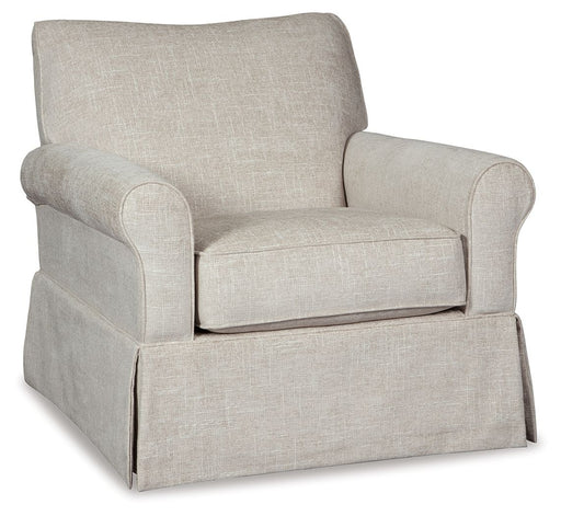 Searcy - Swivel Glider Accent Chair - Quartz - Tallahassee Discount Furniture (FL)