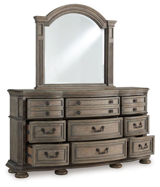 Ardenfield - Light Brown - Dresser And Mirror - Tallahassee Discount Furniture (FL)