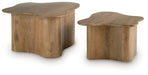 Abeford - Brown - Accent Cocktail Table (Set of 2) - Tallahassee Discount Furniture (FL)