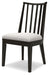 Galliden - Black - Dining Upholstered Side Chair (Set of 2) - Tallahassee Discount Furniture (FL)