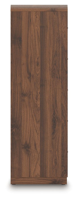 Fortlorn - Walnut Brown - Five Drawer Chest - Tallahassee Discount Furniture (FL)