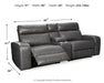 Samperstone - Power Reclining Sectional - Tallahassee Discount Furniture (FL)