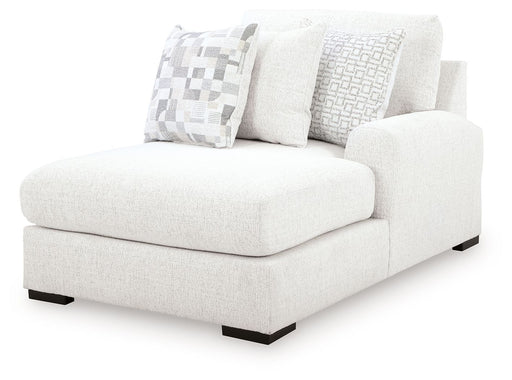Misty-Lakes - RAF Corner Chaise - Chalk - Tallahassee Discount Furniture (FL)