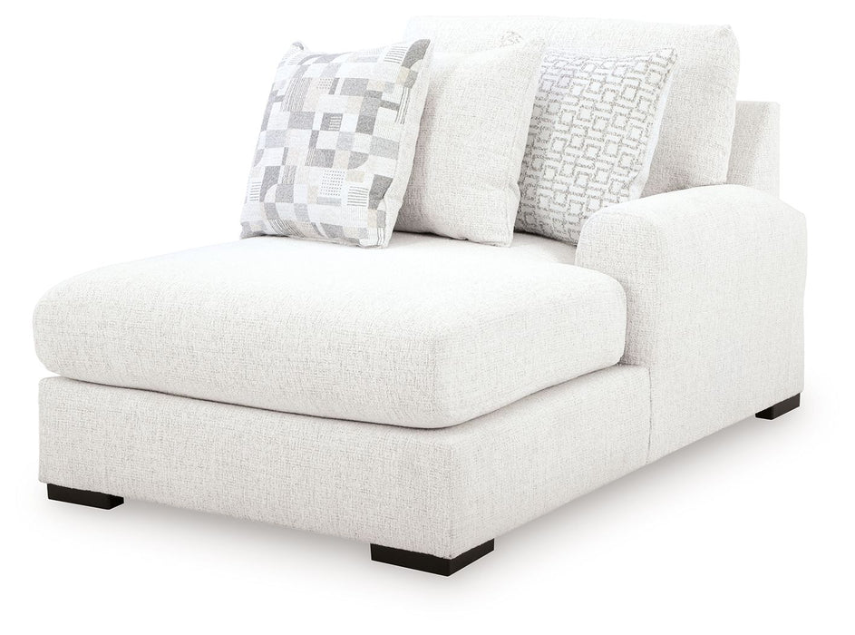 Misty-Lakes - RAF Corner Chaise - Chalk - Tallahassee Discount Furniture (FL)