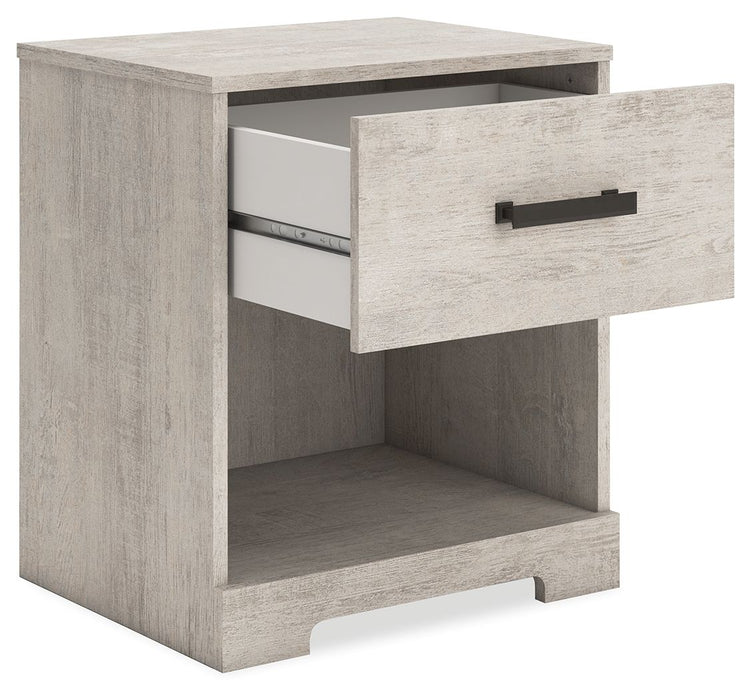 Shawburn - Gray - One Drawer Night Stand - Tallahassee Discount Furniture (FL)