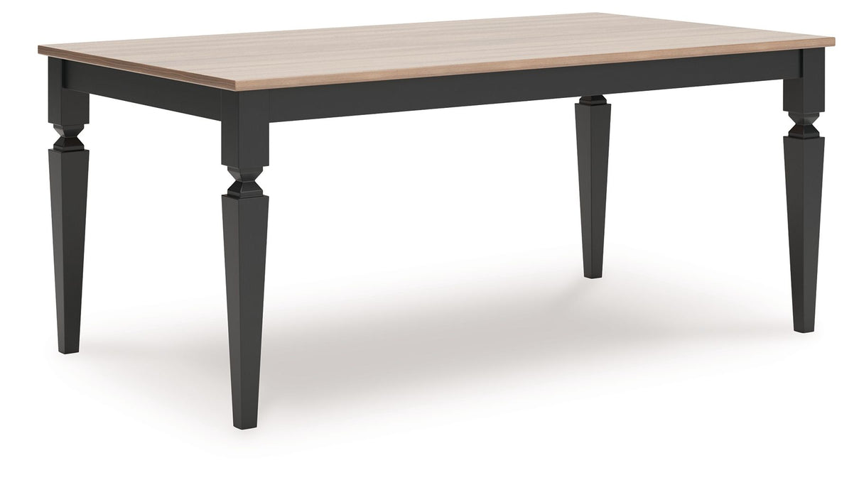 Brenkerton - Grayish Brown / Black - Rectangular Dining Room Table - Tallahassee Discount Furniture (FL)