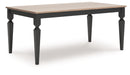 Brenkerton - Grayish Brown / Black - Rectangular Dining Room Table - Tallahassee Discount Furniture (FL)