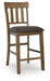 Urbinforte - Upholstered Barstool (Set of 2) - Light Brown - Tallahassee Discount Furniture (FL)