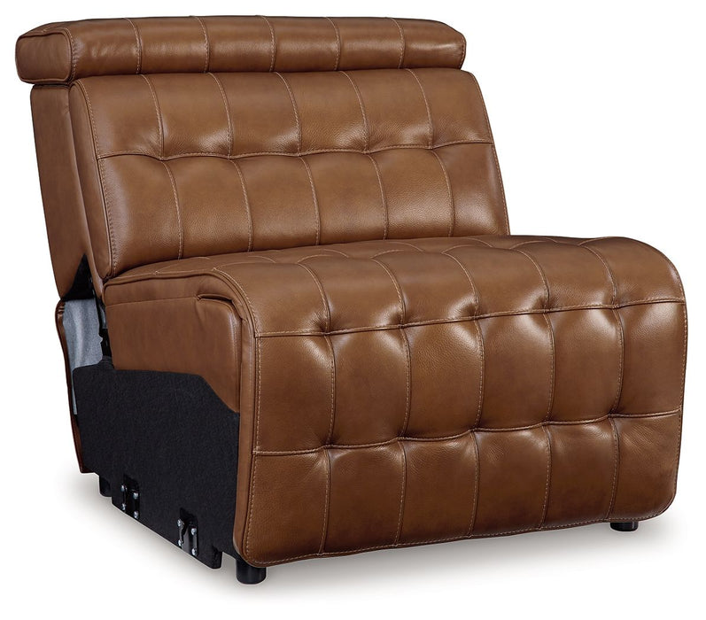 Temmpton - Chocolate - Armless Chair / Manual Headrest - Tallahassee Discount Furniture (FL)