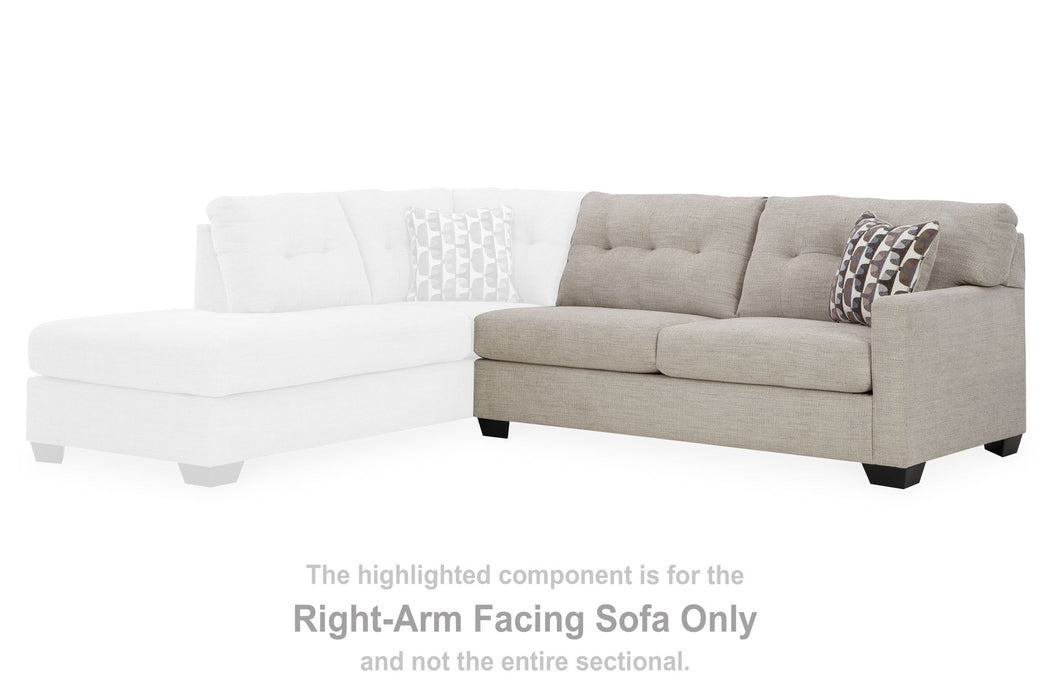 Mahoney - Pebble - Raf Sofa - Tallahassee Discount Furniture (FL)