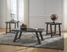 Noorbrook - Black / Pewter - Occasional Table Set (Set of 3) - Tallahassee Discount Furniture (FL)