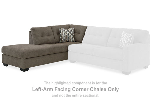 Mahoney - Chocolate - Laf Corner Chaise - Tallahassee Discount Furniture (FL)