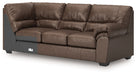 WillowBend - Umber - RAF Sofa With Corner Wedge - Tallahassee Discount Furniture (FL)