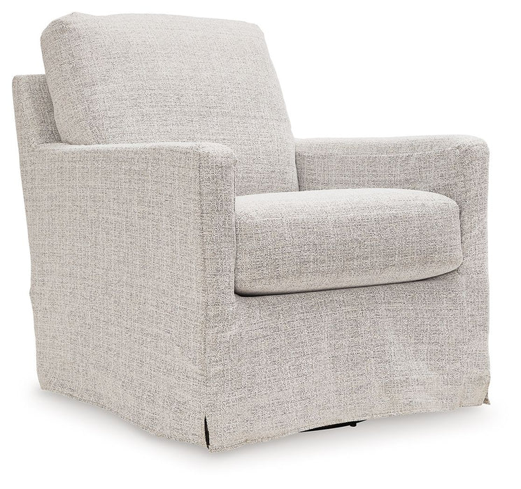 Nenana Next-Gen Nuvella - Swivel Glider Accent Chair - Tallahassee Discount Furniture (FL)