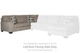 Ballinasloe - Platinum - LAF Sofa - Tallahassee Discount Furniture (FL)