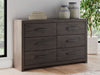 Prendonea - Charcoal - Six Drawer Dresser - Tallahassee Discount Furniture (FL)