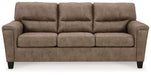 Navi - 3 Pc. - Sofa, Loveseat, Rocker Recliner - Fossil - Tallahassee Discount Furniture (FL)