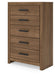 Broachmyn - Five Drawer Chest - Tallahassee Discount Furniture (FL)