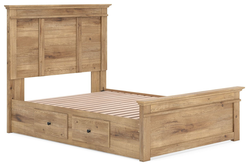 Makidern - Panel Storage Bed With Under Bed Storage Unit - Tallahassee Discount Furniture (FL)