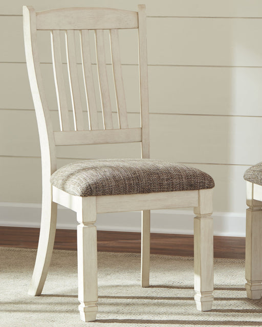 Bolanburg - Dining UPH Side Chair (Set of 2) - Rake Back - Brown / Beige - Tallahassee Discount Furniture (FL)