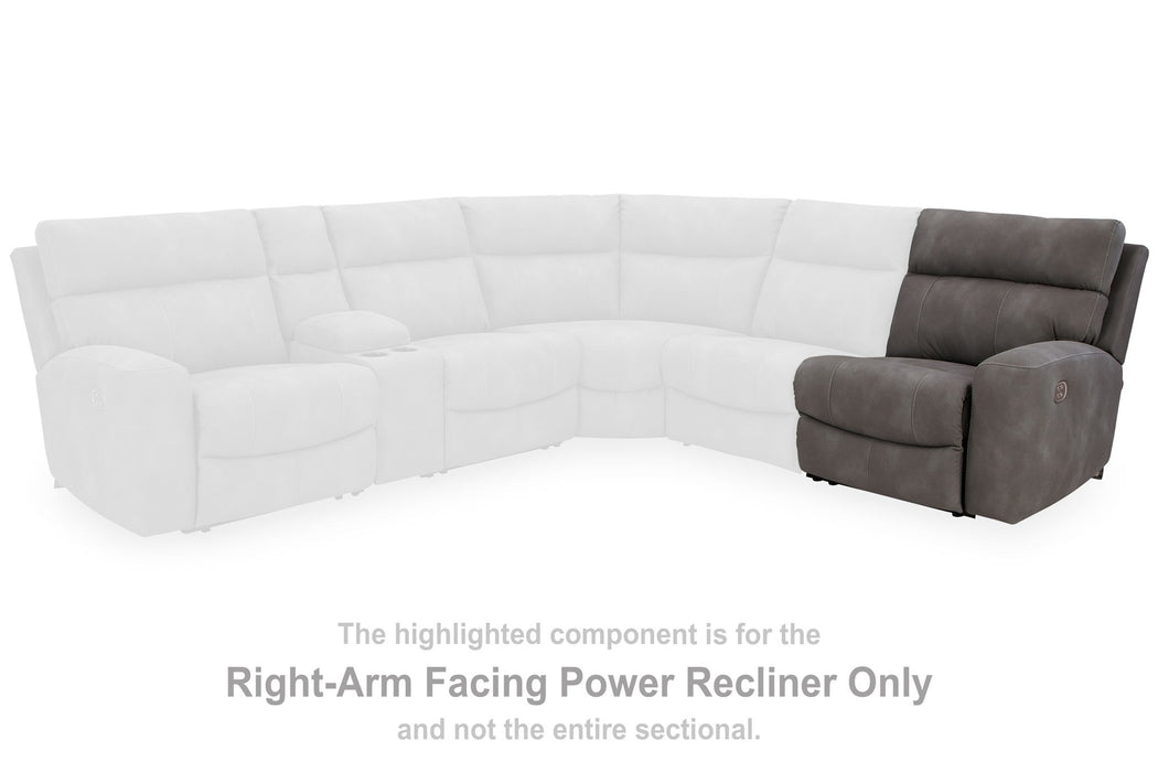Next-gen Durapella - Slate - Raf Zero Wall Power Recliner - Tallahassee Discount Furniture (FL)