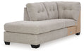 Mahoney - Pebble - Laf Corner Chaise - Tallahassee Discount Furniture (FL)