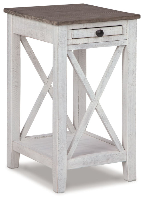 Adalane - Accent Table - White / Gray - Tallahassee Discount Furniture (FL)