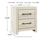 Cambeck - Whitewash - Two Drawer Night Stand - Tallahassee Discount Furniture (FL)