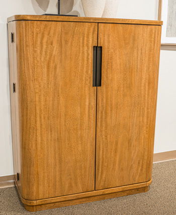 Pamaria - Bar Cabinet - Light Brown - Tallahassee Discount Furniture (FL)