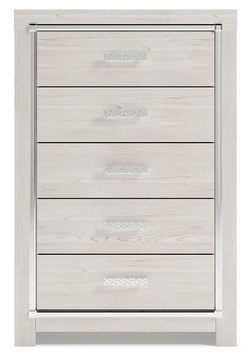 Altyra - White - Five Drawer Chest - Tallahassee Discount Furniture (FL)