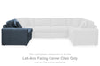 Modmax - Ink - Laf Corner Chair - Fabric - Tallahassee Discount Furniture (FL)