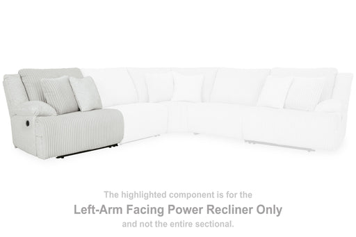 Top Tier - Alloy - Laf Zero Wall Power Recliner - Tallahassee Discount Furniture (FL)