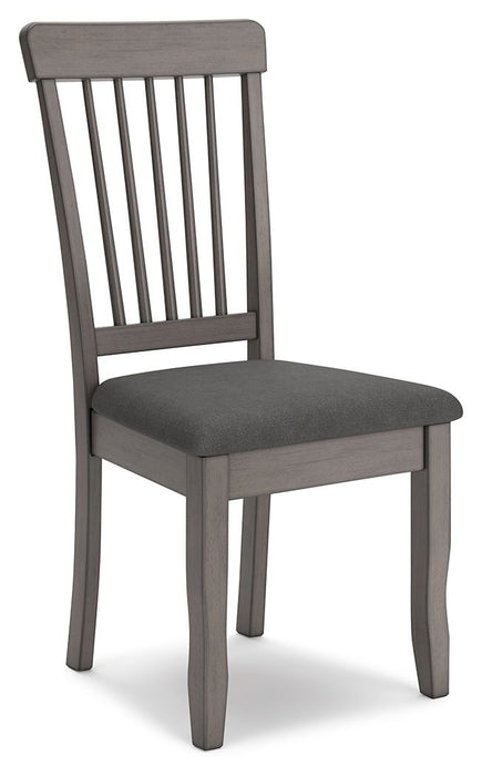 Shullden - Gray - Dining Room Side Chair (Set of 2) - Tallahassee Discount Furniture (FL)