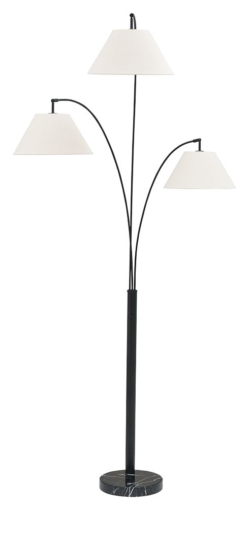 Gibbswellner - Metal Arc Lamp - Black - Tallahassee Discount Furniture (FL)