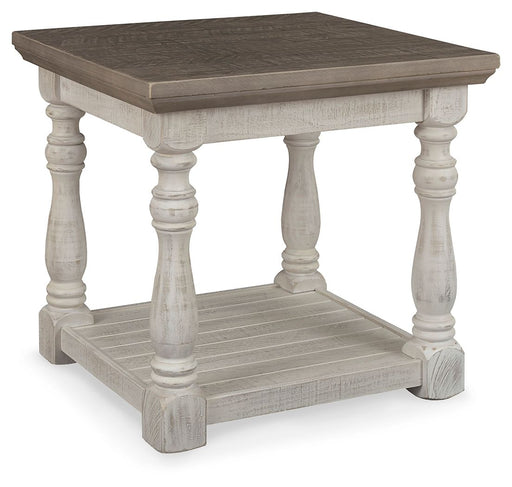 Havalance - Rectangular End Table - Gray / White - Tallahassee Discount Furniture (FL)