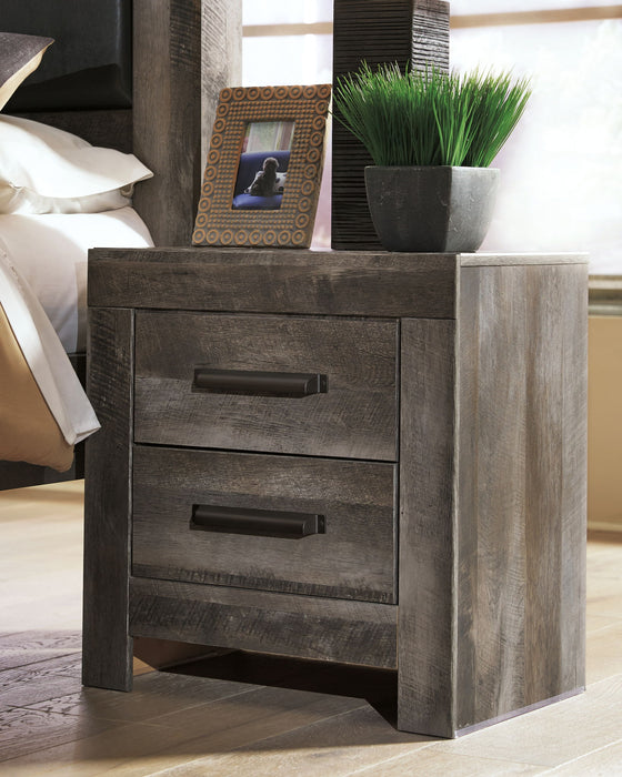 Wynnlow - Two Drawer Night Stand - Gray - Tallahassee Discount Furniture (FL)
