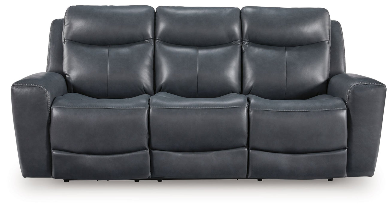 Next Move - Power Reclining Sofa With Adjustable Headrest - Tallahassee Discount Furniture (FL)