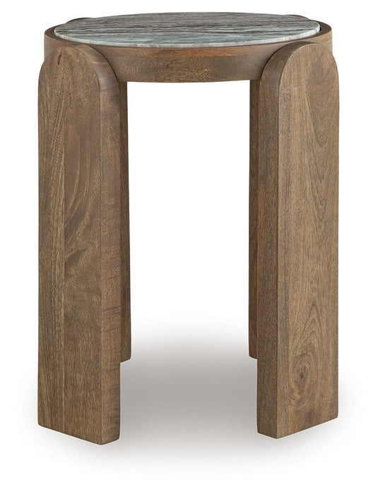 Gavrilley - Gray / White / Brown - Accent Table - Tallahassee Discount Furniture (FL)