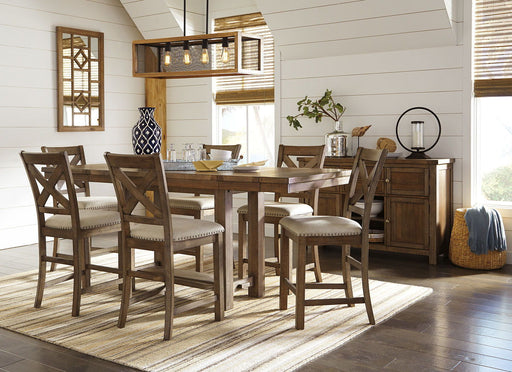 Moriville - Rectangular Dining Table Set - Counter Height - Tallahassee Discount Furniture (FL)