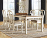 Realyn - Chipped White - Rectangular Dining Room Extension Table - Tallahassee Discount Furniture (FL)