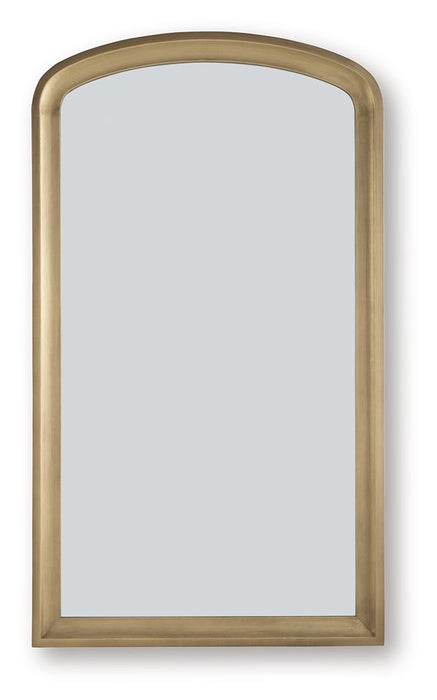 Fintan - Gold Finish - Floor Mirror - Tallahassee Discount Furniture (FL)