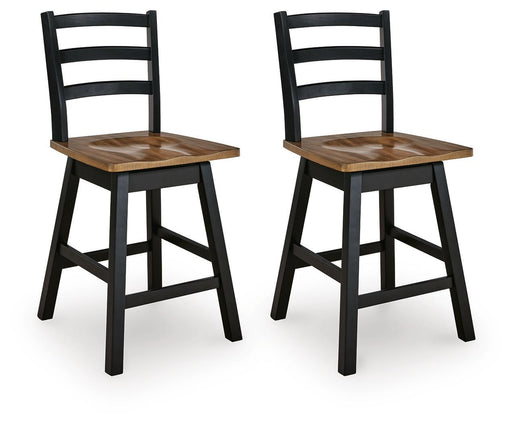 Wildenauer - Swivel Stool (Set of 2) - Tallahassee Discount Furniture (FL)