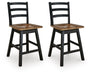 Wildenauer - Swivel Stool (Set of 2) - Tallahassee Discount Furniture (FL)