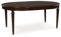 Lavinton - 8 Pc. - Dining Room Extension Table, 6 Side Chairs, Server - Brown - Tallahassee Discount Furniture (FL)