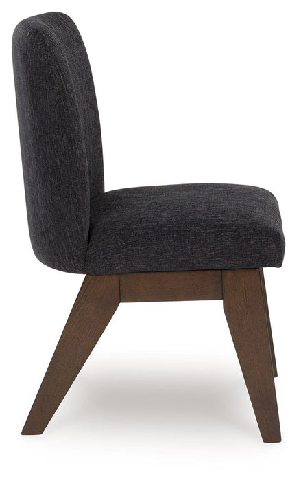 Dilenno - Dark Brown - Dining Upholstered Side Chair (Set of 2) - Tallahassee Discount Furniture (FL)