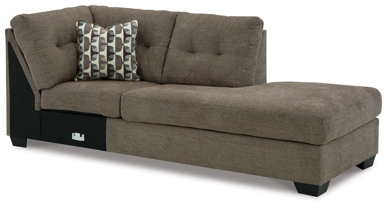 Mahoney - Chocolate - Raf Corner Chaise - Tallahassee Discount Furniture (FL)